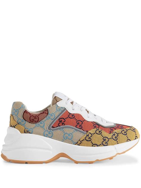 gucci sneakers women rhyton|Gucci gg rhyton sneakers women's.